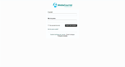 Desktop Screenshot of mediacourriel.com